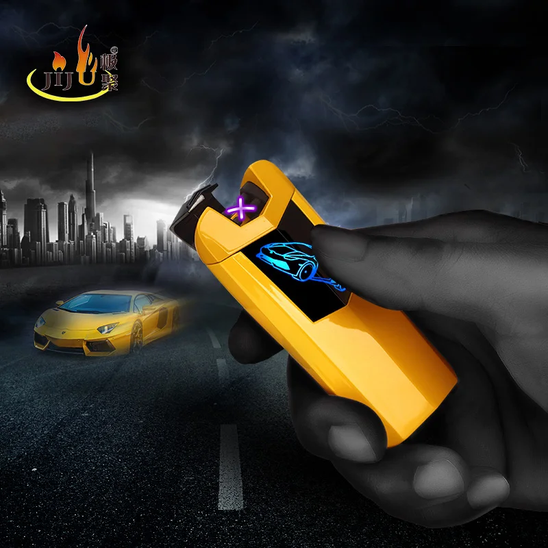 

JL-1021V Fashion Design USB electronic rechargeable plasma Arc Lighter Cheap Custom lighter