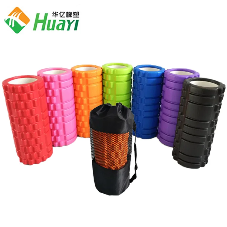 

High Density EVA Hollow Customizable Logo Yoga Foam Roller for Muscle Massage, Black,blue,purple,pink,green,red and orange