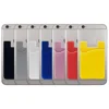 universal silicone cell phone card wallet 3m with stand