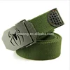 CAV1 Wholesale custom web canvas belts with custom buckle logo