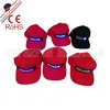 Promotional led light screen outdoor hat with moving message snapback cap