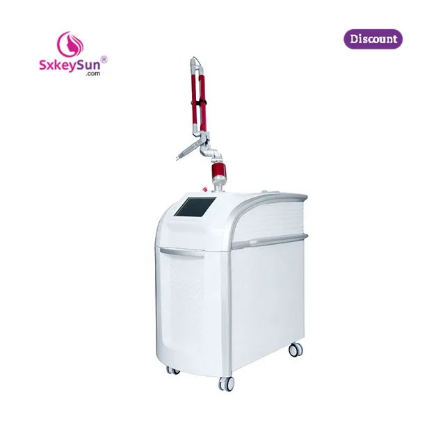 

Professional standing 1064nm/532nm pico laser tattoo removal machine for sale