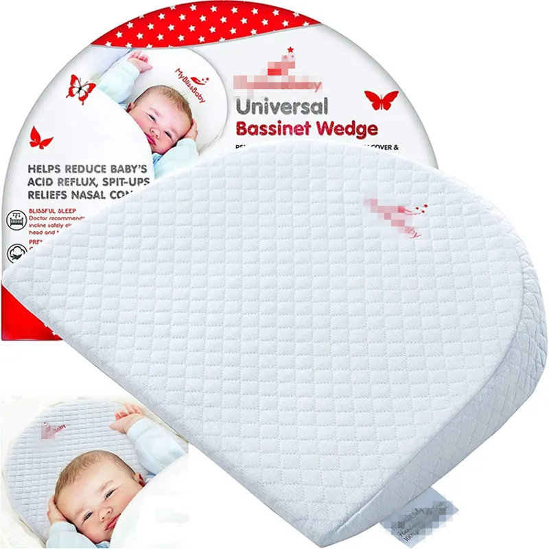 

Factory Supply Baby Pillow Wedge For Bed White Wedge Crib Pillow, White;grey;black or customized colors