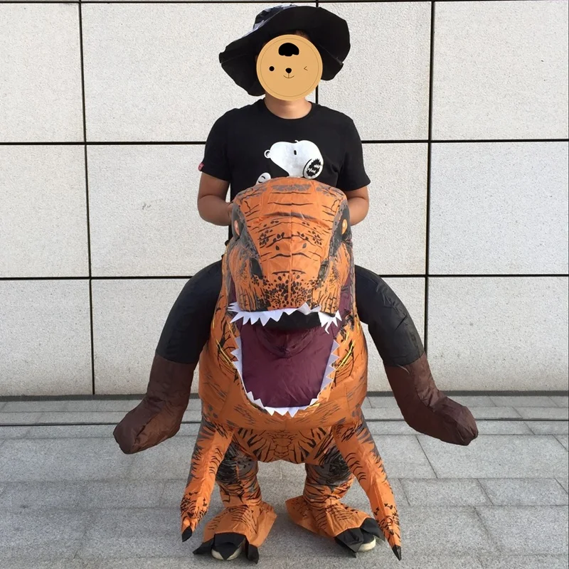 Event Party Funny One Size Fit All Adult Rideon T Rex Inflatable Costume Walking Inflatable T