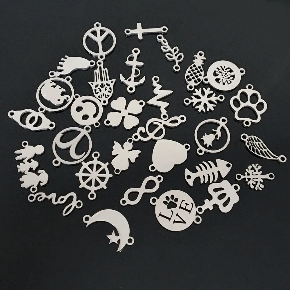 

Stainless Steel Charm Wish Bracelet Charm Pendant For DIY Jewelry Making