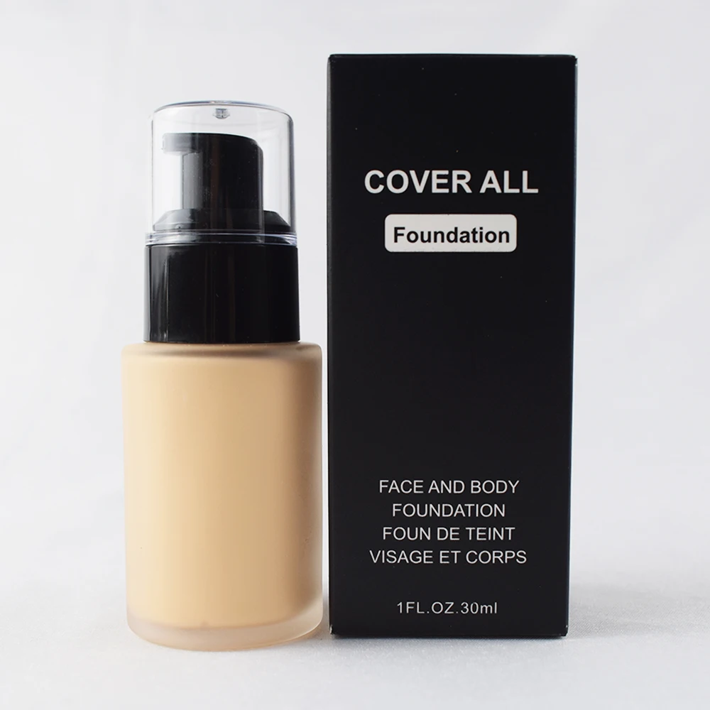 

China Supplier OEM Private Label Waterproof Long Lasting Liquid Foundation Oil Control, Multi-colored