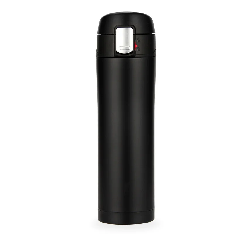 

Matt Black Sweat Proof Stainless Steel Vacuum Insulation Coffee Cup with Screw Cap, Champagne;customized color