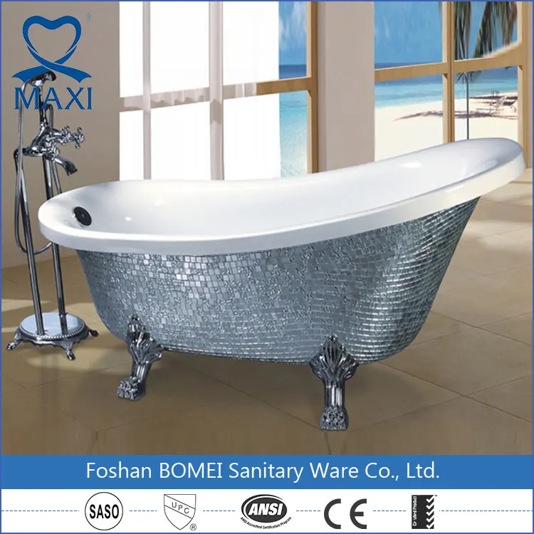 European style luxury small deep bathtub