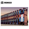 RONGO electric retractable accordion gate with illuminations