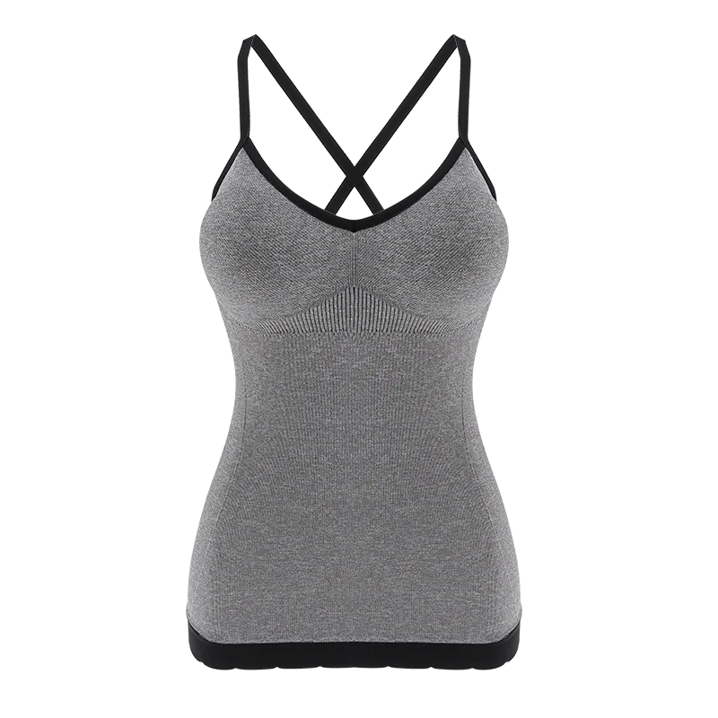 

Womens Wireless Bras Seamless Bra Padded Solid Tank Top Straps, N/a