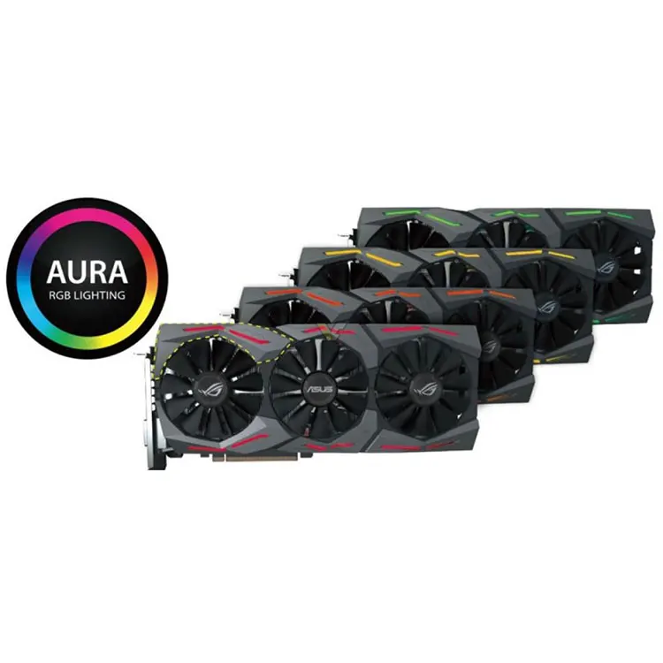 Asus Nvidia Rog Strix Gtx1080 A8g Gaming Graphics Card Gddr5x