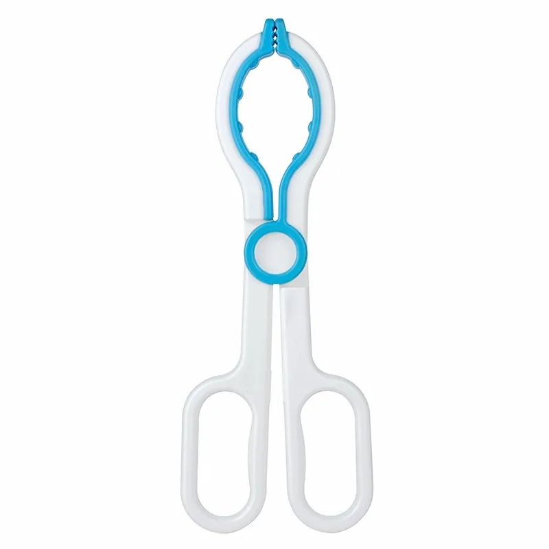 Baby Feeding Bottle Clamp Tongs Scissor Design Medical Grade Plastic
