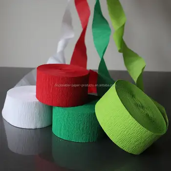 Christmas Crepe Paper Streamersluxury Paper Crepe Streamer Garland