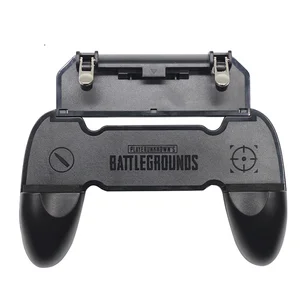 W10 Mobile Game Controller Fire Trigger 3in1 PUBG L1R1 Shoot Aim Button 3 in 1 Mobile Game Controller