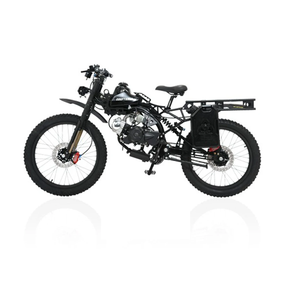 

2019 chopper bike gasoline bicycle petrol mountain power mtb gas bike dirt bike 110CC, Green, red , white , black