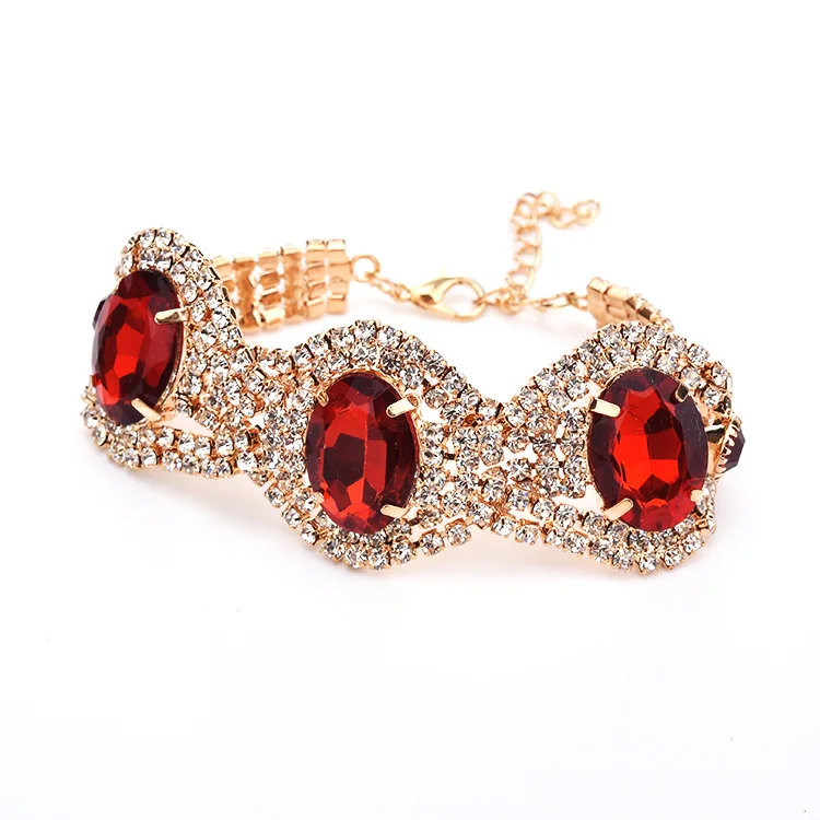 

Shiny diamond multicolor luxury bracelet for women, N/a