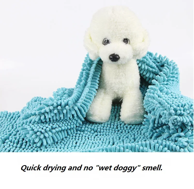Best 2019 Pro Microfiber Fabric Dog/pets 47*31 Cm Drying Bath Towel Antibacterial Lintfree