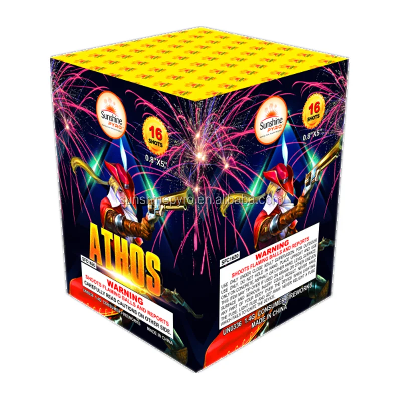 0.8''16 Shots Wholesale Christmas Display Consumer Cake Fireworks Buy