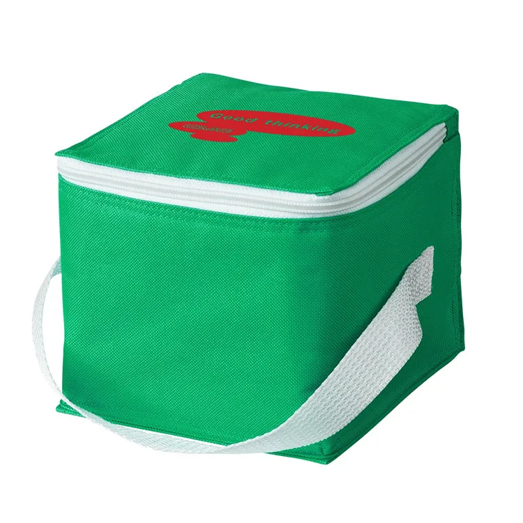 Accept customized logo and packing non woven insulated lunch thermal cooler bag