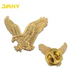 Factory Directly Custom Design Custom Die Cast 3D Gold Plated Eagle Lapel Pins
