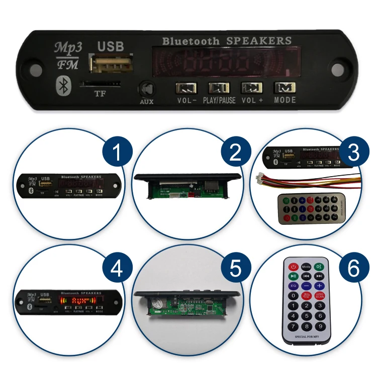 J&q Highly Cost Effective Of Bluetooth Speaker Amplifier Pcb Module