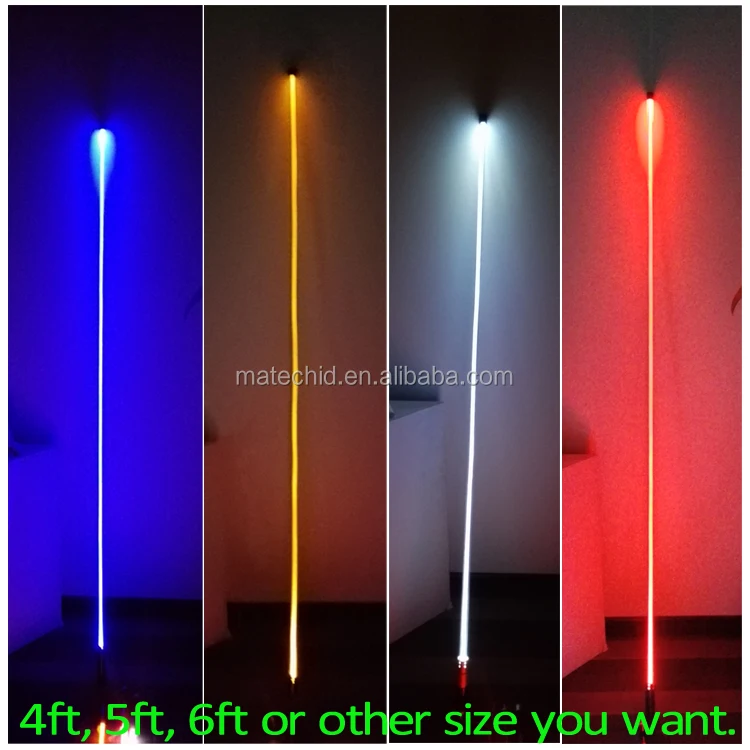 LED Optic Fiber Light 9w Waterproof Quick Release Safety Flag for Car Boat Marine