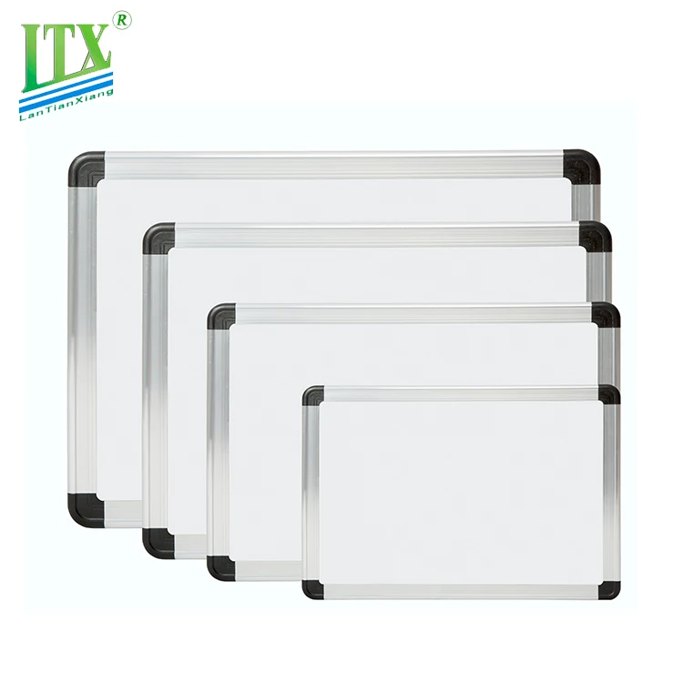 
Magnetic dry erase whiteboard sheet classroom student small aluminium frame white board 