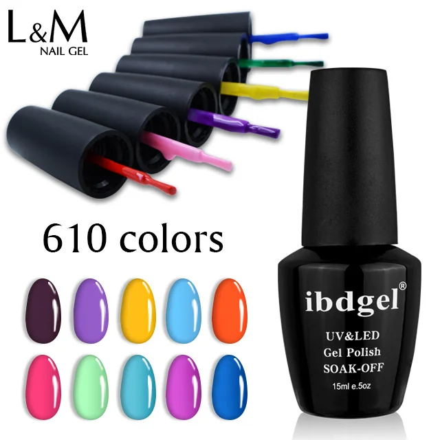 

L&M lacquer effect Nail Polish Full color Soak Off UV Gel Nail Polish Wholesale, 610 colors