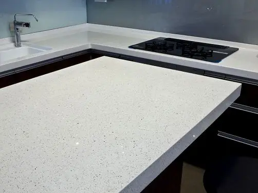 
Sparkling White Quartz Stone for Kitchen Countertop 
