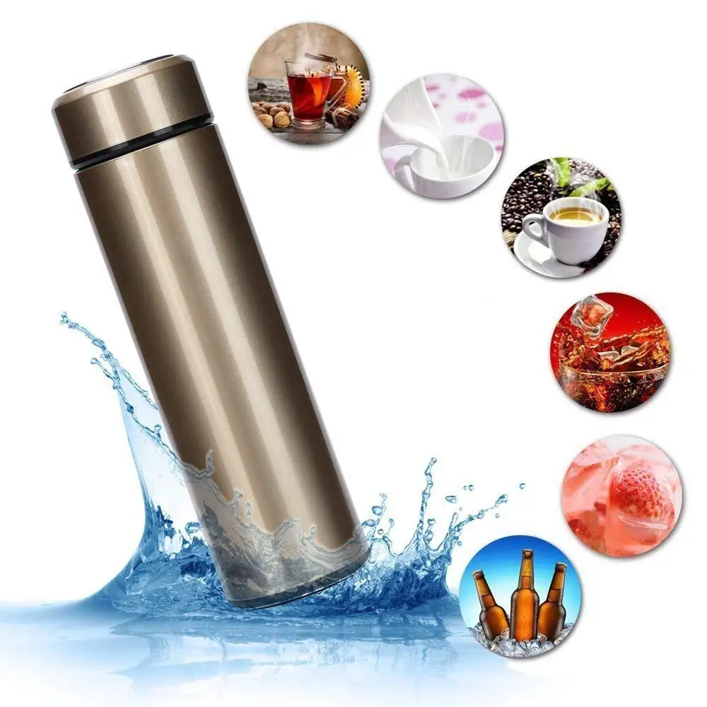 Stainless Steel Coffee Thermos Bpa Free Double Wall Insulated 17 oz Stainless Steel Water Bottle Thermal Flask Water Bottle