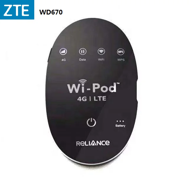 

Unlocked ZTE WD670 WI-POD 4G LTE Pocket Wifi Mobile Hotspot Wireless Router WIFI router