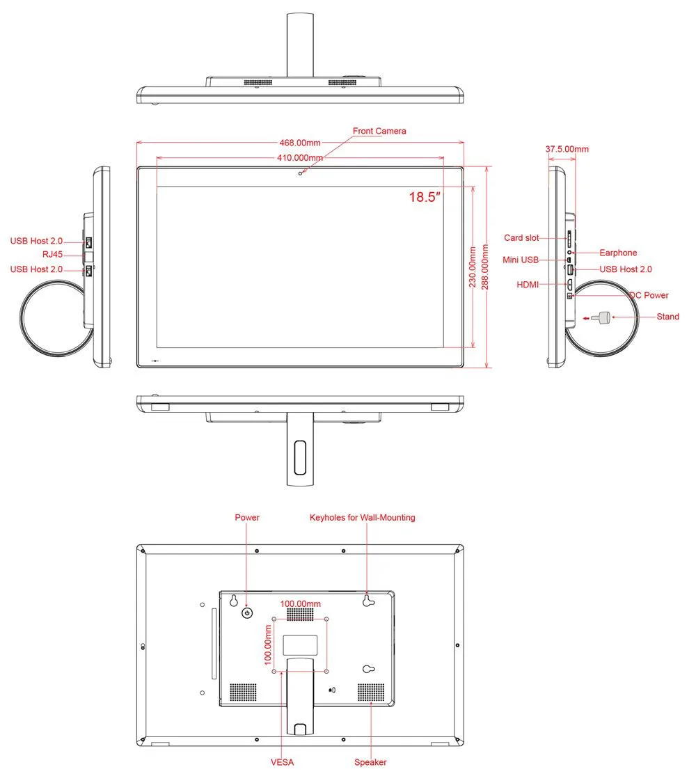 18.5 Inch Quad Core Android Tablet/tablet Pc 18 Inch Lcd Android Tablet ...