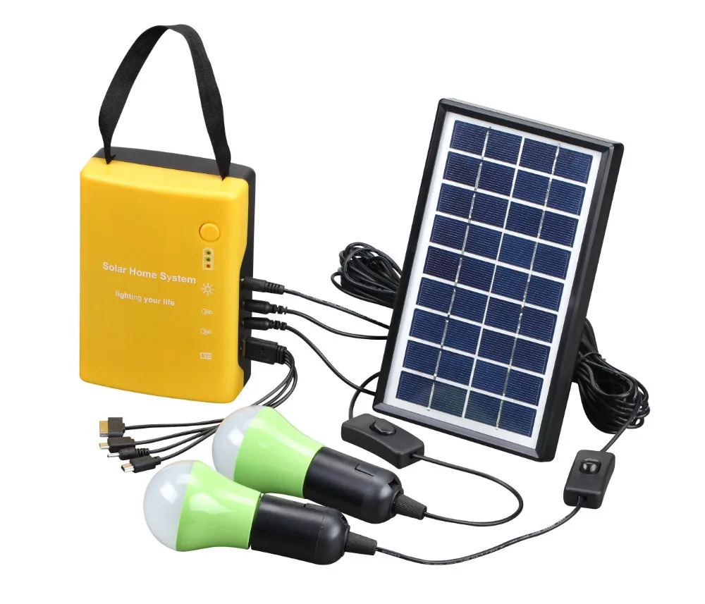 Solar System Lighting Part - 16: Neata Solar Power System Solar Panel Mobile Charger Mini Home Sun Panel Solar Lighting System