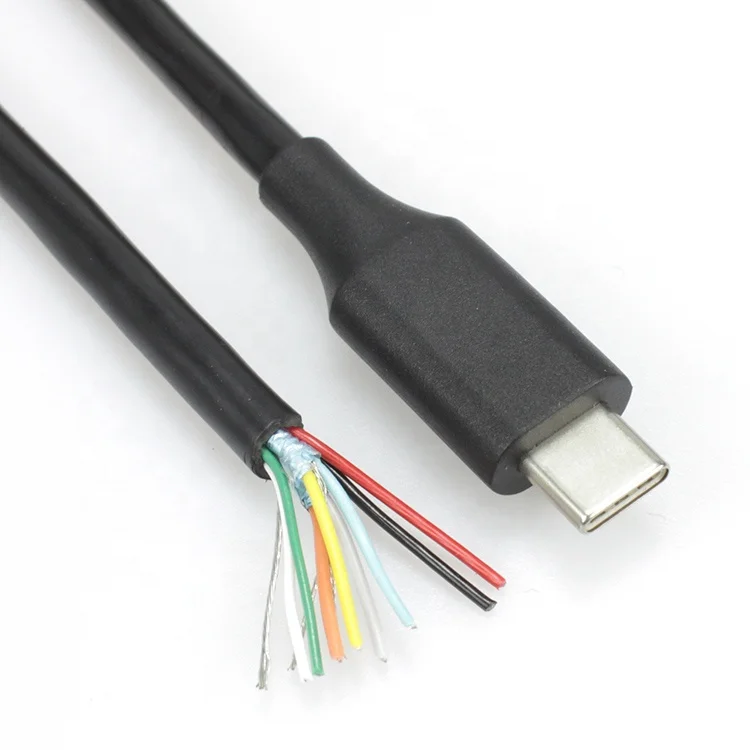 

Type C to Open with Tinned Cable USB Type-C 3.0 male to open wire