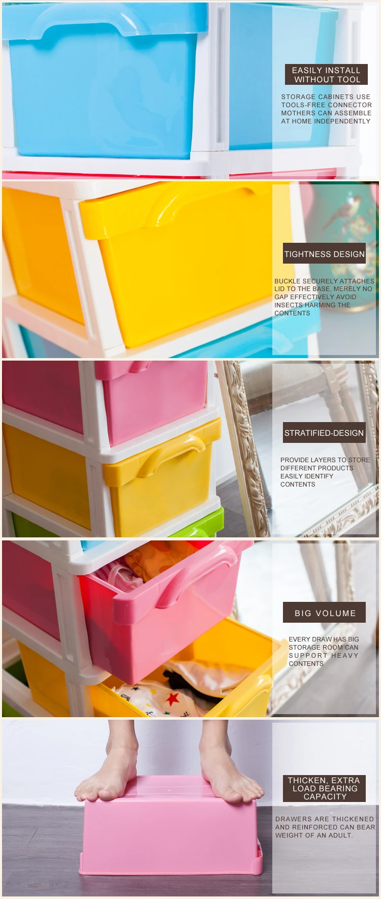 Storage Baby Clothes Plastic Drawer With Wheel Buy Plastic