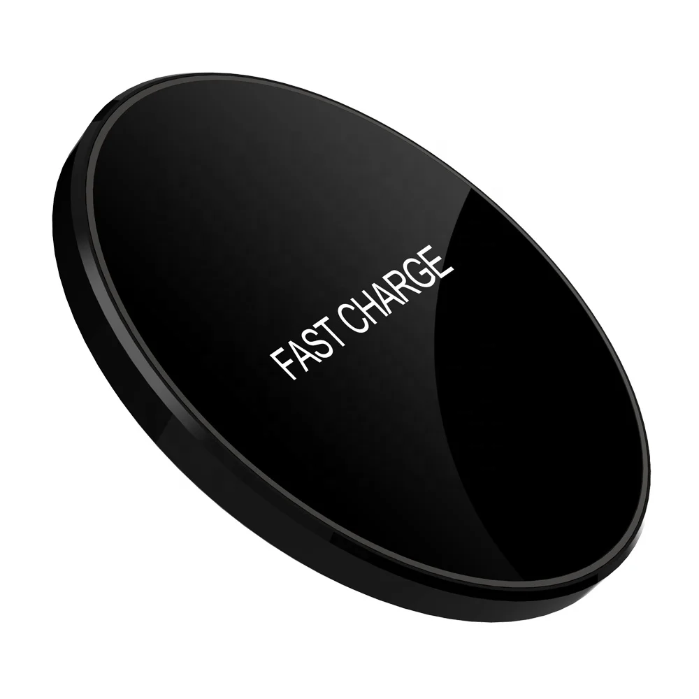 

10W Ultrain Tempered Glass Wireless Charger Pad Fast Charging For SmartPhone All QI Enabled Phone, Black;white