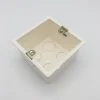 IP65 Ivory Plastic Waterproof Switched Socket Enclosure