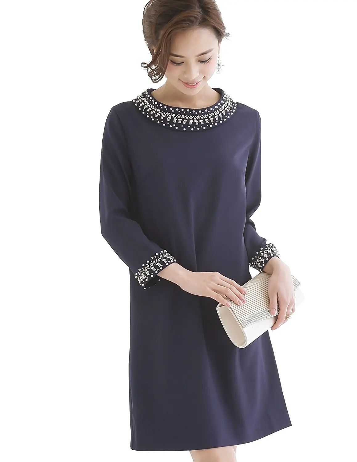 POURVOUS Womens Formal Dress Long A-Line Chiffon