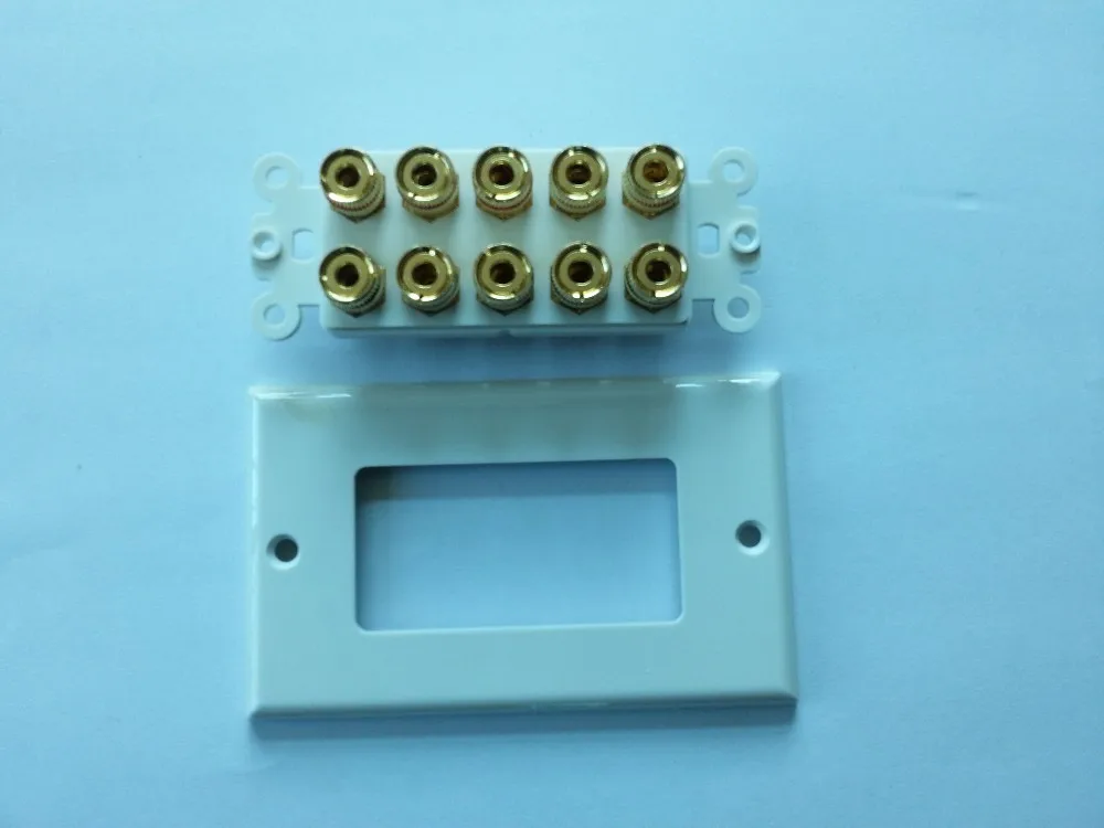 Banana Binding Post Jacks Wall Plate Buy Usa Audio Wall Plate,Banana