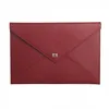 A4 size leather passport photo envelope document case