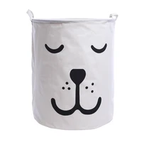 

Decorative Storage Basket for Kids Toys and Dirty Clothes folding laundry basket