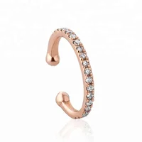 

Wholesale fashion women 925 silver diamond ear cuff earrings 2019