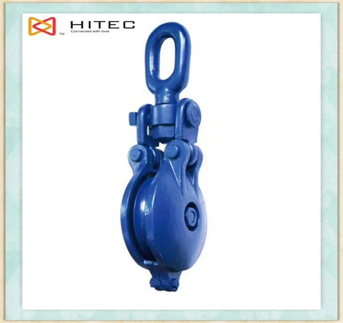 Ce Certificate Open Single Sheave Pulley With Hook Crane Block Open