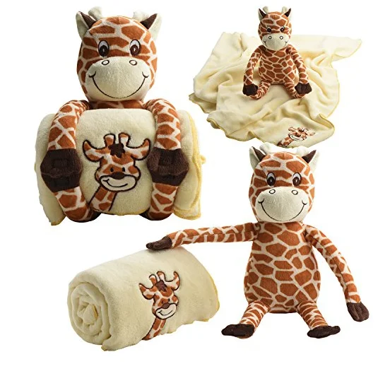 2 In 1 Pillow Blanket Baby Plush Animal Blankets/plush Pillow With