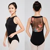 Hot sale Round Neck women Floral Printed fashion ballet leotard