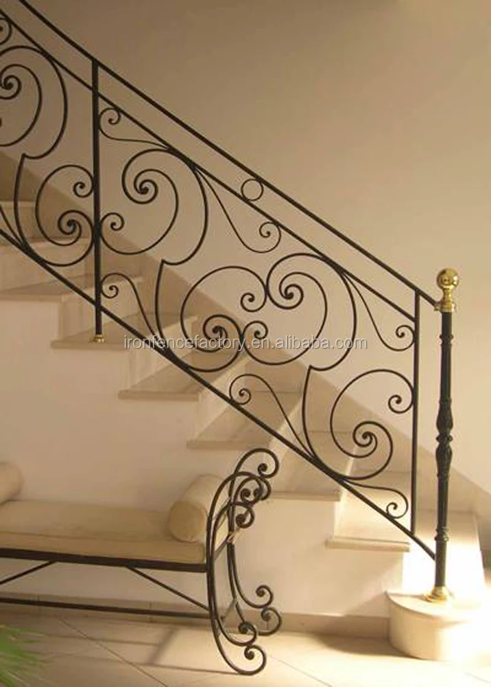Decorativi interni corrimano in ferro battuto/scala esterna in ... Decorazione Ringhiera Scala