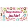 60" x 27" Large Plastic Party Favor Banner Happy Birthday Door Cover Poster