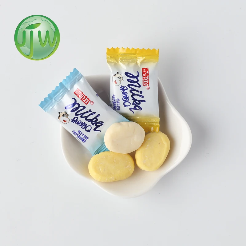 
Individually packed soft milk candy 