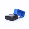 Insulating cable lug heat shrink soft black or bule silicone cable end caps for cable protect