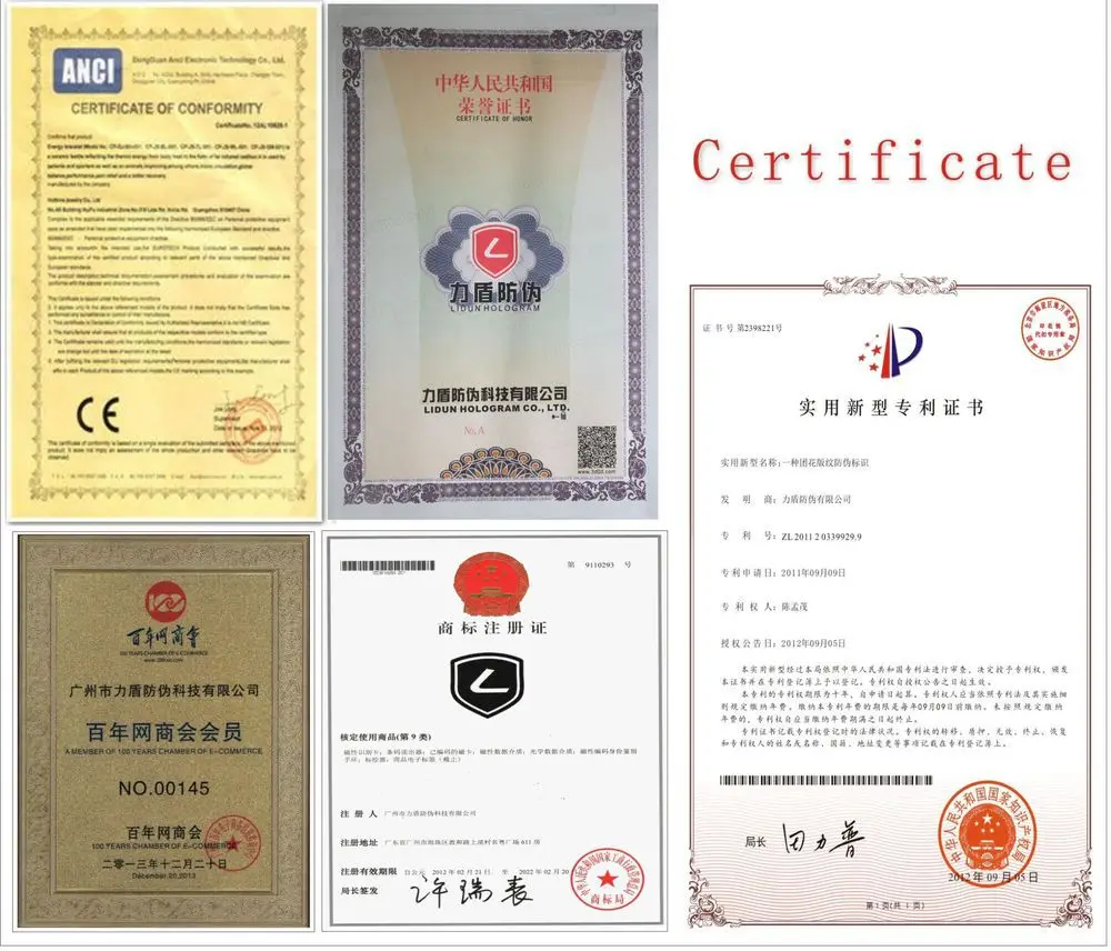 3d Security ID card/ hologram card/